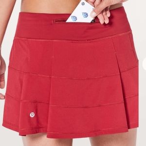 Lululemon Pace Rival Skirt (Regular) *4-way Stretch 13"Scarlet size 6